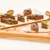 Schokolade-Erdnussbutter-Crunchy Riegel