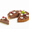Chocolate passion fruit tart