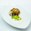 Jellied Crayfish with Chive Espuma