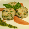 Pangasius Fischburger mit Kräuter-Brot-Kruste (Convotherm)
