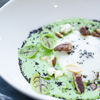 Wild garlic with poached eggs from Andreas Kaiblinger