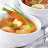 Clear Beef Soup with Quark-Semolina-Dumplings