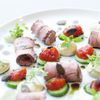 Roastbeef mit Kernöl-Whip und Tomatenmarmelade von Andreas Kaiblinger