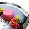 Beetroot Panna Cotta with Smoked Char