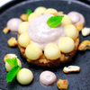 Black milk rice espuma in the iSi Dessert Whip