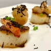 Seared Scallops with Lemon Beurre Blanc and Truffle Peelings