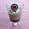 Gingerbread sour cherry mousse