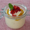 Rice pudding mousse sherry trifle