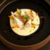 Chervil tuber/ truffel/ Burrata/ Tonda Musona