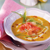 Currysuppe mit Crevetten