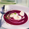 Beetroot Soup with Wasabi Dumplings