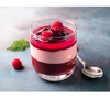 Himbeer-Topfen-Mousse mit Schokoladesauce