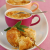 Courgette and Sweet Pepper Cup Strudel with Goat´s Cheese