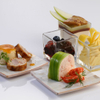 Krebsterrine mit Mangoschaum