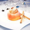 Gebackener Apfel mit Marzipan-Füllung
