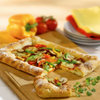 Pizza mit gefülltem Käserand