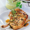 Schweinskotelett mit Kräuterrahmsauce